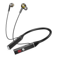 Magnetic Neckband Bluetooth 5.2 Earphones TWS Wireless Headphones Waterproof Sports Headset with Mic HiFi Stereo Earbuds TF Card