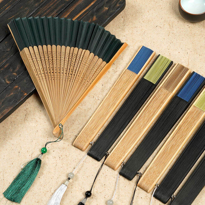 traditional-chinese-fan-wooden-handheld-fan-antique-style-hand-fan-lady-spot-bamboo-fan-chinese-silk-folding-fan