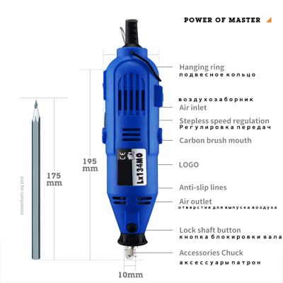 เครื่องเจียร์เครื่องเจาะขนาดเล็กเครื่องมือไฟฟ้า110V 220V ชุดสว่านขัด TT ร้านค้า