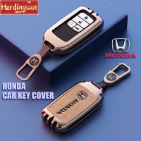 Hardingsun Honda กุญแจโลหะผสมสังกะสีรถเชลล์รีโมทคอนโทรลปุ่มควบคุมผู้ถือเหมาะสำหรับ Civic ไฟรถยนต์ Brio BRV Accord อุปกรณ์เสริม