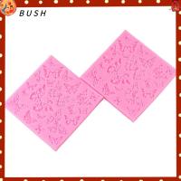 BUSH 2 Pcs สีชมพูอมชมพู แม่พิมพ์รูปผีเสื้อกลวงชนิดต่างๆ ซิลิโคนทำจากซิลิโคน 10.710.70.5ซม. แม่พิมพ์ผีเสื้อแม่พิมพ์ซิลิโคน แม่พิมพ์ฟองดองผีเสื้อ แม่พิมพ์ผีเสื้อซิลิโคน ตกแต่งเค้กตกแต่ง