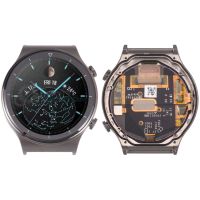 【Star Sky Studio】 Original Sapphire Material LCD Screen and Digitizer Full Assembly With Frame for Huawei Watch GT 2 Pro VID-B19(Grey) （In-stock products）