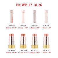 1.0/1.6/2.4/3.2มม.คอเล็ทบอดี้ TIG Collet 10N22S 10N23S 10N24S 10N25S 17GL040 17GL116 17GL332 17GL18สำหรับ TIG WP17 18 26ไฟฉาย