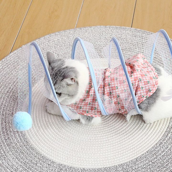 ลูกบอลของเล่นรูปแท่งรูปทรงของเล่นแมวตลกอุปกรณ์หนูจำลองแมวของเล่นแมวหนูอุโมงค์เครื่องเล่นลูกแมว
