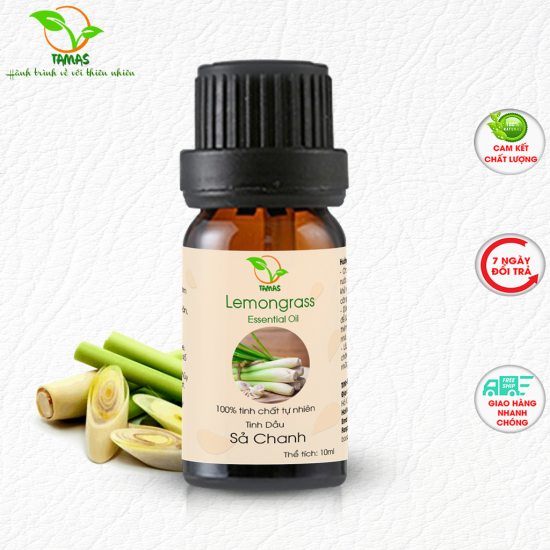 Tinh dầu sả chanh nguyên chất chai 5ml 10ml - ảnh sản phẩm 9