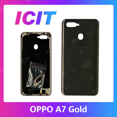 OPPO A7 อะไหล่ฝาหลัง หลังเครื่อง Cover For oppo a7 อะไหล่มือถือ คุณภาพดี สินค้ามีของพร้อมส่ง (ส่งจากไทย) ICIT 2020