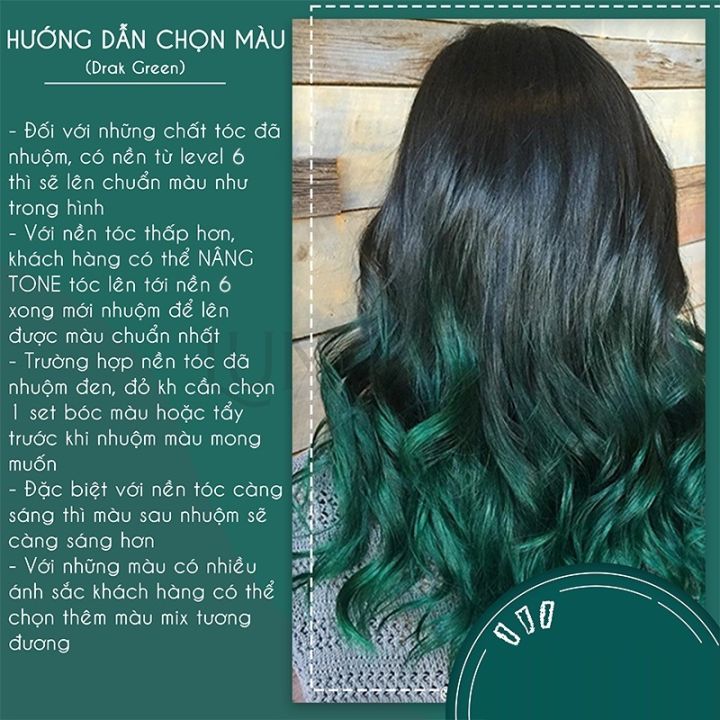 Nếu bạn đang tìm kiếm một phong cách mới cho mái tóc của mình, làm thử nhuộm tóc xanh rêu đen khói sẽ là một lựa chọn tuyệt vời! Hãy xem hình ảnh để khám phá sức hút đặc biệt của kiểu tóc này.