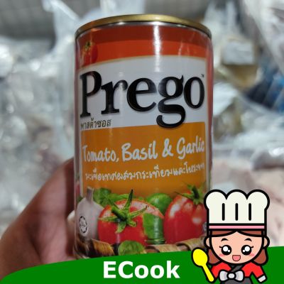 อาหารนำเข้า🌀 Mixed Sauce, Garlic Garlic, Preco 300g Prego Tomato Basil Garlic Pasta