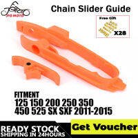 JFG MOTO รถจักรยานยนต์ Chain Slider ท่องเที่ยวส่วนป้องกันสวิงอาร์มสำหรับเคทีเอ็ม SX SXF 125 150 200 250 350 450 525 2011-2015 Dirt Bike Enduro