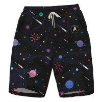 3D Printed Summer Beach Starry Sky Fashion Logo Custom Man Shorts