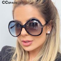 46595 Oversized Sunglasses Men Women Brand Designer Fashion Shades UV400 Vintage Glasses