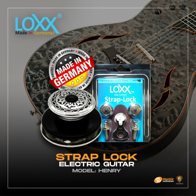 ตัวล็อคสายสะพาย  LOXX STRAP LOCK-HENRY-BLACK CHROME/NICKEL #45223.61098