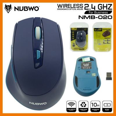 HOT!!ลดราคา Nubwo NMB-020 Mouse Wireless (ไม่มีเสียงคลิ๊ก) ##ที่ชาร์จ แท็บเล็ต ไร้สาย เสียง หูฟัง เคส Airpodss ลำโพง Wireless Bluetooth โทรศัพท์ USB ปลั๊ก เมาท์ HDMI สายคอมพิวเตอร์