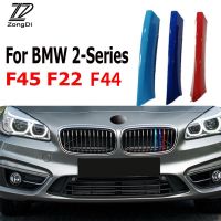 กระจังหน้ารถยนต์ grille 3 ชิ้นสําหรับ / 3pcs Car Racing Grille Strip Trim Clip For BMW F22 F44 F45 F23 F46 Series 2 2014-2021