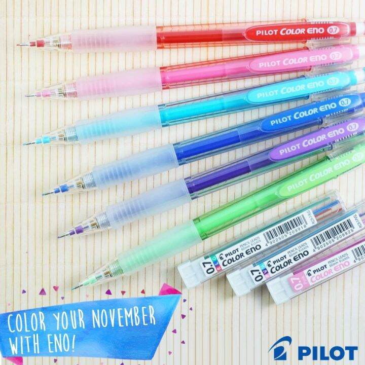 Pilot Mechanical Pencil 0.7 colored lead HCR197 ERASABLE USING EraSER