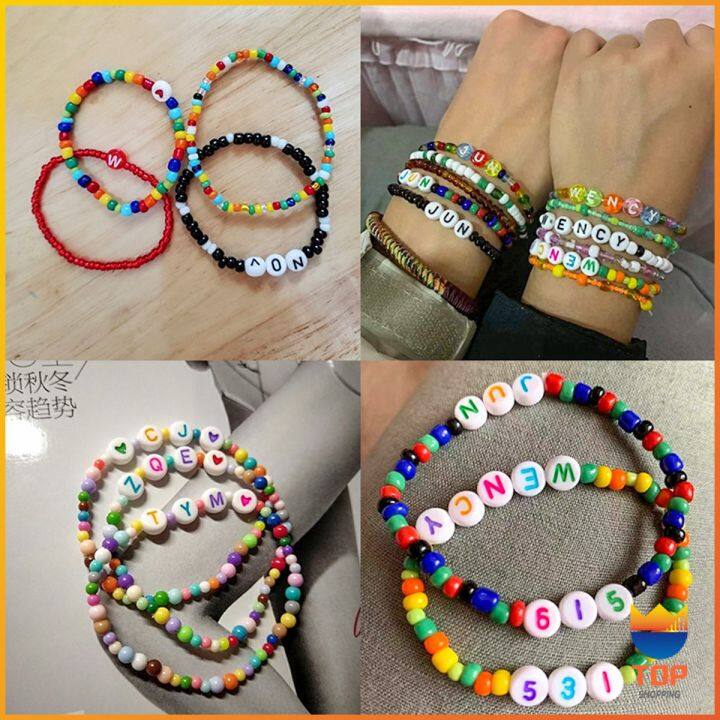 top-ลูกปัดอะคริลิค-ลูกปัดตกแต่ง-ภาษาอังกฤษ-ทำพวงกุญแจ-งาน-diy-bracelet