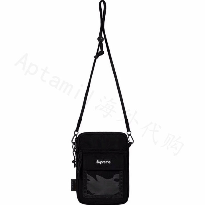 Supreme 19ss Utility Pouch transparent shoulder bag waist bag