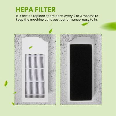 Replacement for DEEBOT T10 PLUS Robot Vacuum Cleaner Spare Parts Accessories Hepa Filter