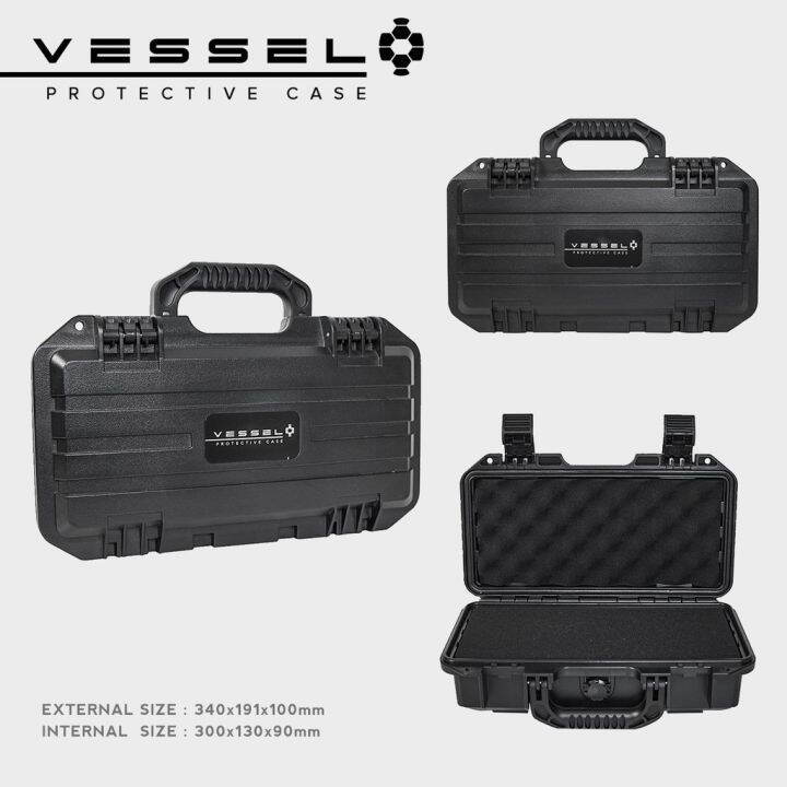 VESSEL VS3013 Portable Hard Case for Photography Equipment Tactical Instruments Tool Box and