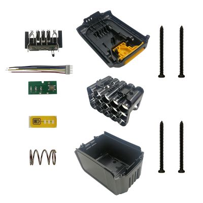 DCB200 15X18650 Li-Ion Battery Plastic Case PCB Charging Protection Circuit Board Box for DeWalt 18V 20V DCB203 DCB204