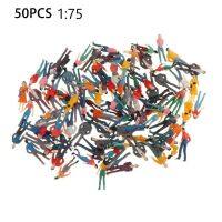 โมเดลคน1:75 50ชิ้นแพ็คเกจ50 Pcs ตัวเลข Multicolor Scale Painted