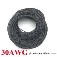 2M Wire Cable 30AWG Super Soft Silicone Insulated High Temperature Flexible Heat-Resistant Lighting Line Electronic Copper Wire