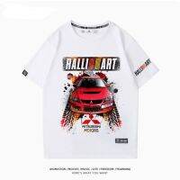 High quality stock Mitsubishi Racing Suit Evolution Rally Custom Short-Sleeved Outdoor Off-Road Driving T-Shirt