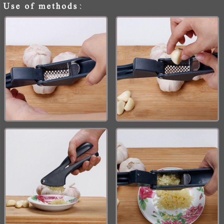 kitchen-tool-garlic-press-micer-cutter-portable-long-handle-easy-clean-diced-manual-household-multifunctional-accessories-graters-peelers-slicers