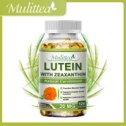Mulittea Lutein With Zeaxanthin Eye Vitamin Supports Eye Strain, Dry Eyes