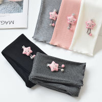 【cw】 Girls Leggings Spring and Autumn Pants Outerwear Girls 2021 New Medium and Large Children Fashion Baby Thin Childrens Spring Clothes 【hot】