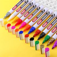 1pc Paint Note Number Coarse White Marker Industrial Non Fading Waterproof Automobile Tire Pens Graffiti Sign in Pen