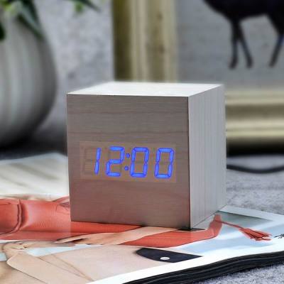 【Worth-Buy】 นาฬิกาปลุก Led Despertador จอแสดงผลแอลอีดีควบคุมอุณหภูมินาฬิกาดิจิตอลตั้งโต๊ะแบบดิจิตอล