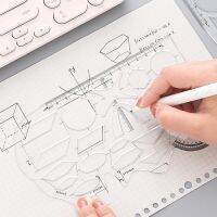 【CW】 1 Set Template Measuring Ruler for Engineering Drafting Office Supplies 85DD