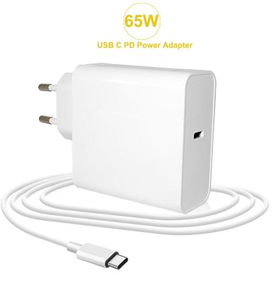 ส่วนลดวันหยุดเครื่องชาร์จ USB C PD 45W 65W 20V 3.25A USB C เพาเวอร์อะแดปเตอร์แล็ปท็อปสำหรับ Macbook Pro 12 13 Matebook HP XPS โน๊ตบุ๊ค