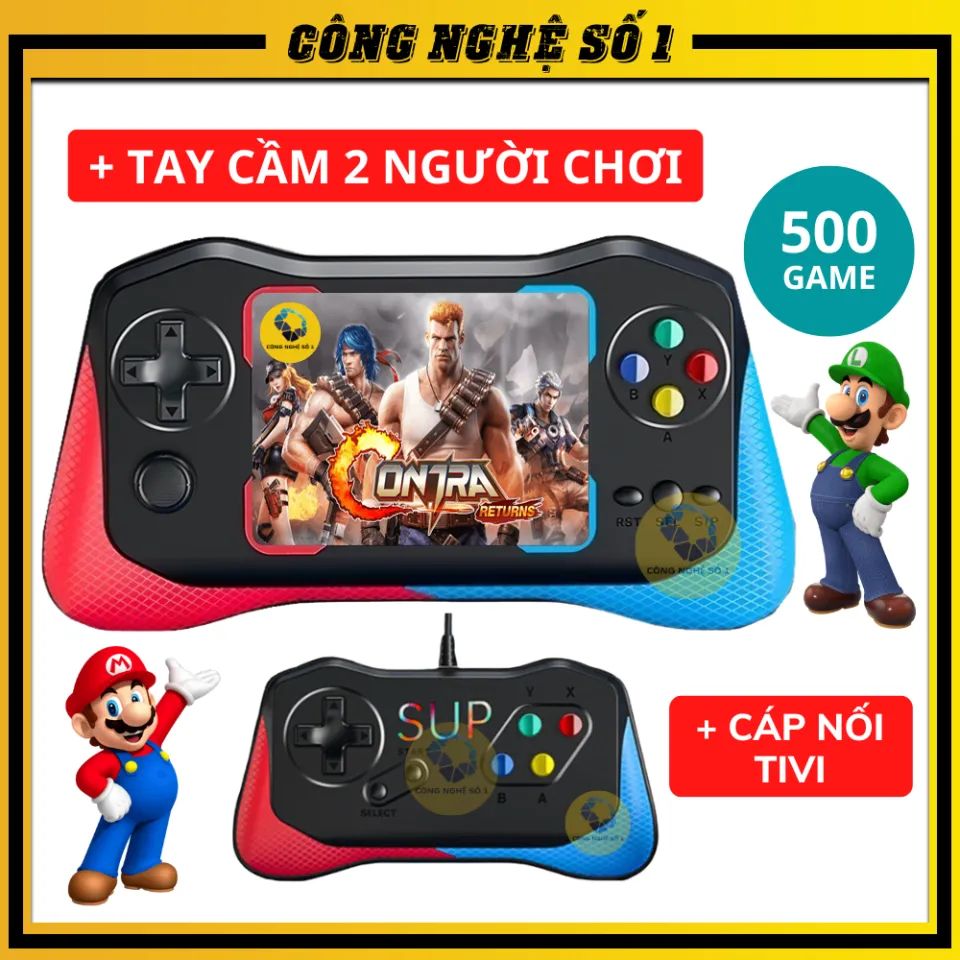 Máy chơi game cầm tay M8 Plus, Hỗ trợ chơi game 2 người, 500 game siêu hot,  Màn hình tinh xảo sắc nét, game nhập vai, game chiến thuật, game trí tuệ