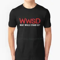 Wwsd Apa Yang Akan Dilakukan Strahd? T Shirt 100% Katun Murni Kutukan Strahd Halloween Vampir Lucu Horor Naga Permainan Master Rpg Dm