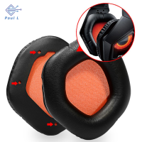 【Paul L】 1คู่เปลี่ยน potein Leather Memory Foam Cushion แผ่นรองหูฟัง earprads สำหรับ ASUS ROG Strix 7.1 2.0 Pro DSP หูฟังไร้สาย