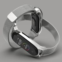 Milanese Strap For Xiaomi Mi Band 7 6 5 4 Metal Magnetic Bracelet Stainless Steel MIband for Mi Band 8 3 4 Mi 5 6 Mi 8 Wristband Straps