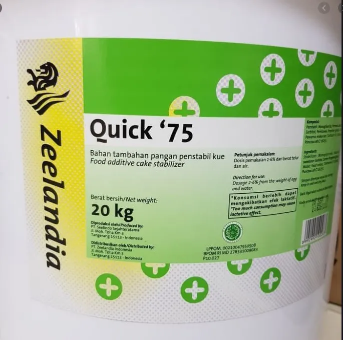 QUICK 75 CAKE EMULSIFIER PENSTABIL KUE 4KG Lazada Indonesia