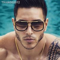 ✸ New Fashion Big Frame Sunglasses Men Square Metal Sun Glasses Women Retro Sun Glasses Vintage High Quality Gafas Oculos De Sol