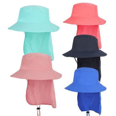 【CC】 Baby Hat Cap Children Outdoor Adjustable Anti UV Protection Beach Caps Kids Boy Child Hats