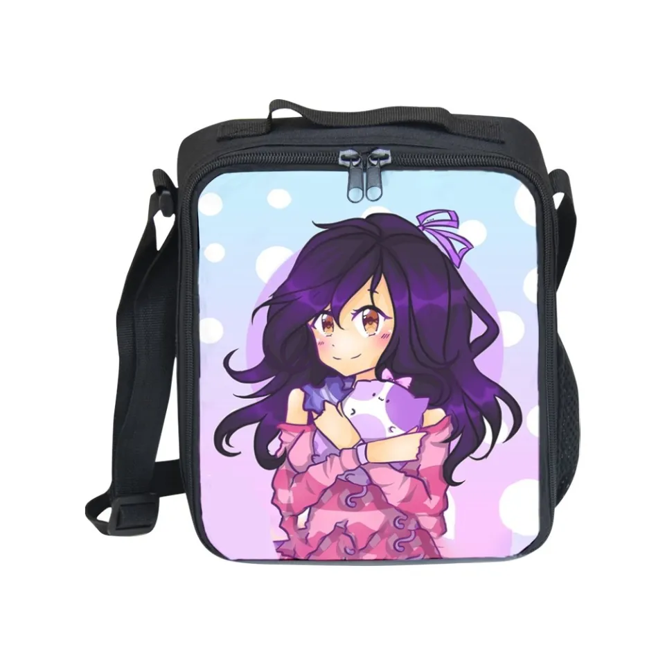 The New Aphmau Round Lunch Box Lunch Bag Pack For Elementary