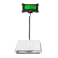 Portable 200KG Electronic Parcel Scale Stainless Steel Large Platform Digital LCD Weighing Balance For Postal Warehouse Express Luggage Scales