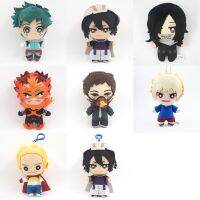 【YF】✱▫  16cm Academia Anime Boku No Katsuki Bakugo Aizawa Shouta Eraser Endeavour Amajiki Hado Keychain