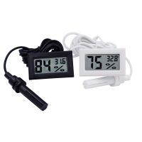 10pcs / Lot Mini Digital LCD Temperature Sensor Meter เครื่องวัดความชื้นเครื่องวัดอุณหภูมิ Hygrometer Gauge Thermostat Instruments Probe