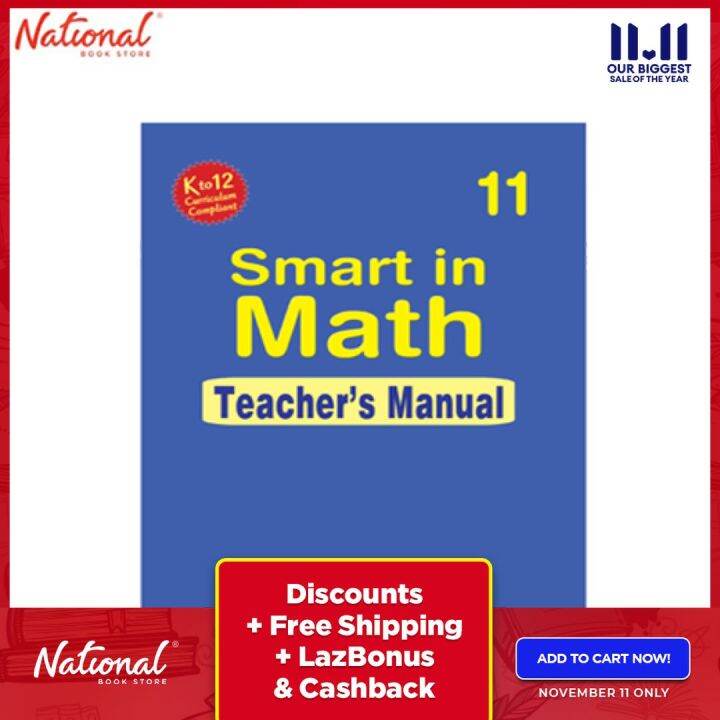 Smart In Math 11- K-12 (Np. Ed) With Teacher's Manual | Lazada PH