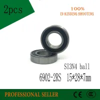 hybrid bike bearing 2pcs 6902-2RS 15X28X7mm steel hybrid ceramic ball bearings 6902 2RS 15*28*7mm Si3N4 bike part 6902 RS