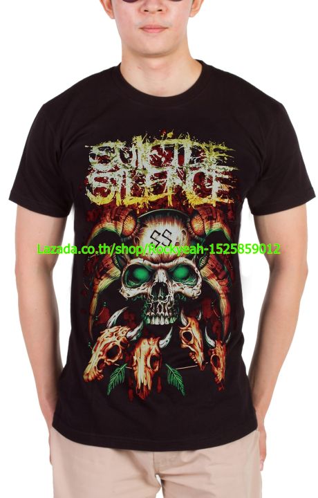 เสื้อวง-suicide-silence-เสื้อเท่ห์-แฟชั่น-ซูไซ-ไซเลน-ไซส์ยุโรป-rcm1095