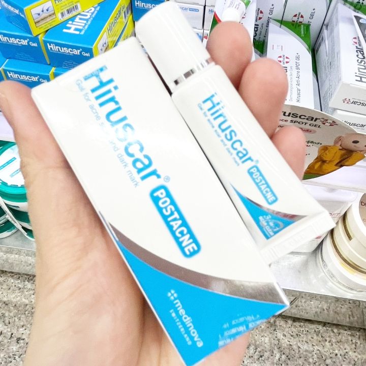 พร้อมส่ง-hiruscar-post-acne-5g-คืนความใส-เรียบเนียน-ป้องกันปัญหาสิวอุดตัน-เจลใสซึมซาบเร็ว-ใช้แต้มแผลเป็นจากสิว