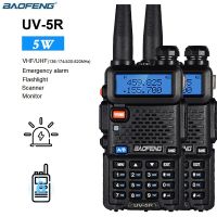 1/2ชิ้น Baofeng Uv-5R เดิมพร้อมจอแอลซีดีกำลังสูงวอล์คกี้วิทยุทอล์กี้ Comumicador Dmr Vhf Walkman สองวิทยุสองความถี่